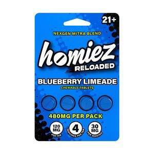 Homiez Reloaded NexGen Mitra Blend Tablets 480mg