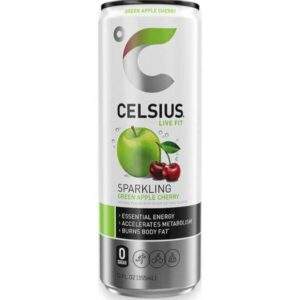 CELSIUS Sparkling Green Apple Cherry
