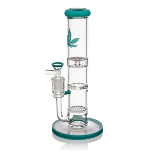 10" The Straight With A Duo Perc Honeycomb & Tornado {Turquoise}