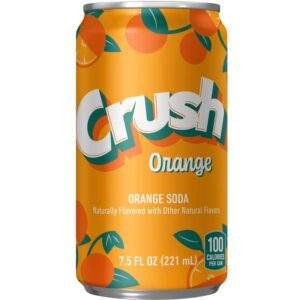 Crush Orange Soda Can