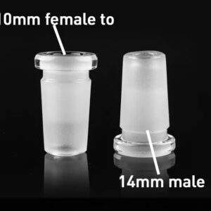 14mm Male to 10mm Female Glass Adapter Reducer