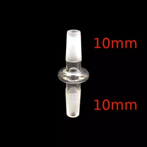 10mm Male to 10mm Male Glass Adapter