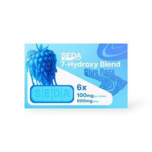 Seda 7-hydroxy Blend Chewable Tablets Blue Raspberry 100mg Per Tablet