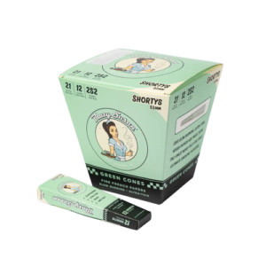Blazy Susan 53mm Shortys Green Cones 12pk