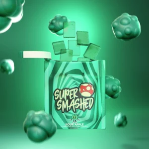 Super Smashed Sour Apple Gummies - 10 pack (375mg/serving)