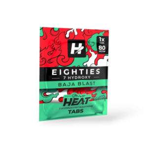 Straight Heat Eighties Pseudo Chew Tablets 80mg {Baja Blast}