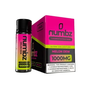 Numbz 7-Hydroxymitragynine Chewable Tablets Melon Dew 100mg Per Tablet 1000MG