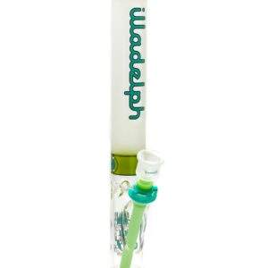 ILLADELPH Pastel Signature Frosted Straights 5mm 19" { Teal-Lime}