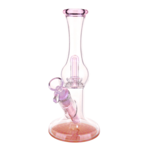 Waterpipe 10" 5mm Thick With Tree Perc {Pink}