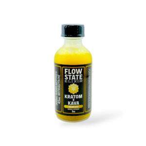 Flow State Elixir Golden Milk Kratom + Kava Shot 2oz
