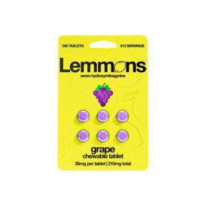 Lemmons Seven Hydroxymitragynine 7-OH 35mg Tablets {Grape}