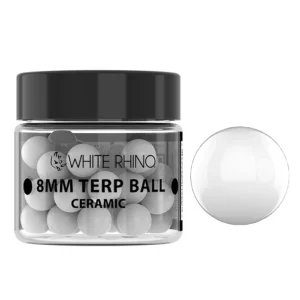 White Rhino Terp Balls - 8mm {Ceramic}